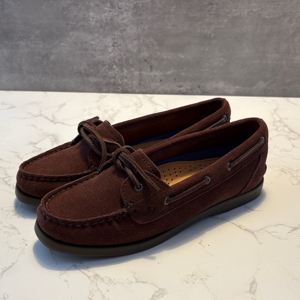 Women’s Sperry top-sider boat shoes size 5 Brown NWOT new without tags
